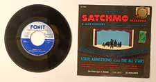 7" e.p.  Louis Armstrong & The All Stars – Satchmo At Pasadena  ITALY '57