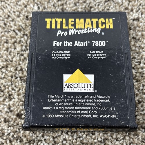 Titlematch pro wrestling atari - wrestling,