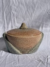 Albisola - Potiche in terracotta maiolicata MAT, ceramica Futurista