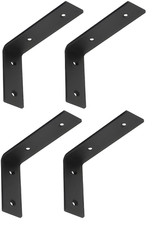4x Staffa per Mensola Acciaio