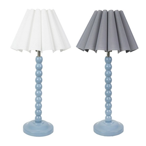 Lampada tavolo bobina blu - tavolo,