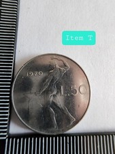 Italian Money Coin 50 LIRA