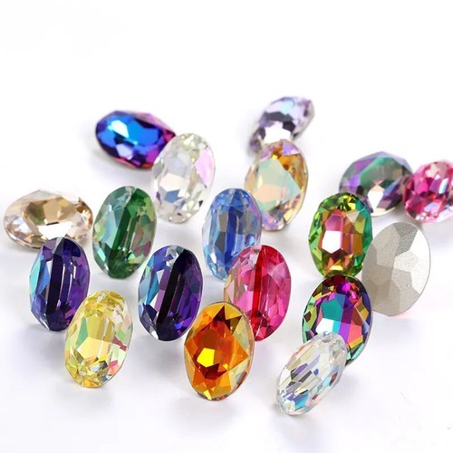 Strass piatti ovali