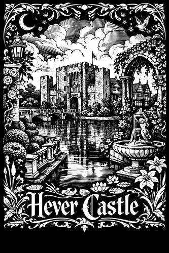 Hever castle poster - hever, 🏰