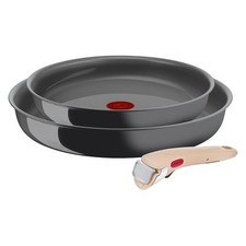 Lagostina Set padelle Alluminio ceramicato con manico amovibile INGENIO