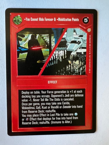Star wars ccg coruscant non - wars,