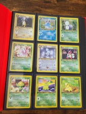 Pokemon Neo Genesis 1st Edition Part Complete Set With Holos & Binder - NM