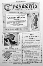 Pubblicità antica bicicletta