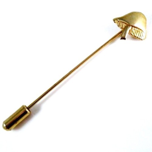 Spilla bastone vintage fungo
