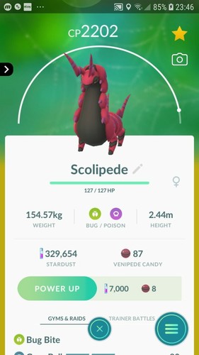 Scolipede evoluzione - scolipede, (evoluzione