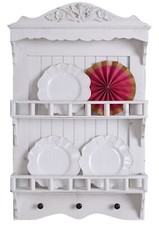 Scaffale portapiatti shabby