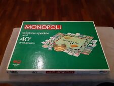 Monopoli 40 Esimo Anniversari Usato Gioco In Scatola Manca 1 Casa E 2 Personaggi