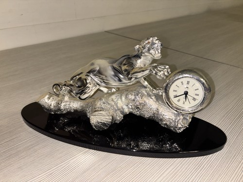 Stupenda scultura orologio - scultura,