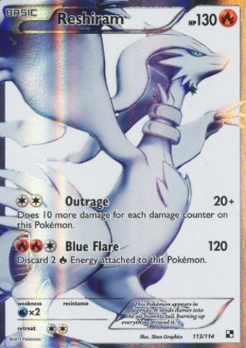 Reshiram danneggiato 113 114 - -, 113/114