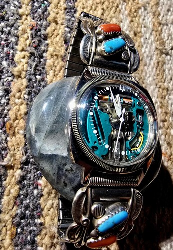 Raro anello lunetta bulova - anello,