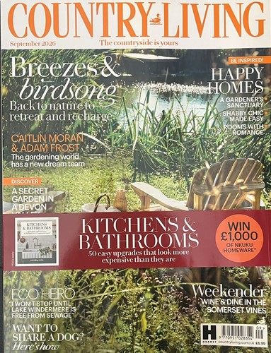 Country living magazine issue - country,