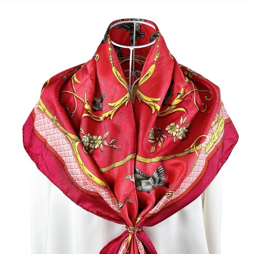 Sciarpa seta vintage hermes - seta,