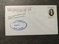CANADIAN HMCS PRESERVER AOR-510 copertina navale 1983 cachet FORT LAUDERDALE, FL
