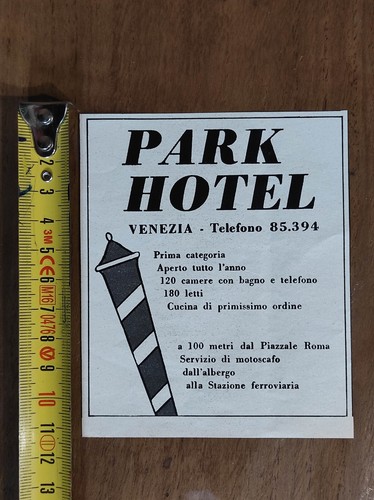 Pubblicità vintage 1970 park - pubblicità,