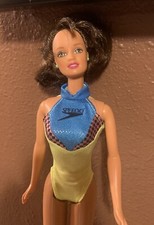 BAMBOLA MATTEL BARBIE 1997 "FLIP N' DIVE" TERESA ISPANICA IN COSTUME DA BAGNO ORIGINALE