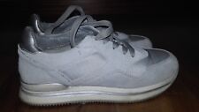 HENRY COTTONS sneakers donna pelle 36 grigio argento mod tipo Hogan