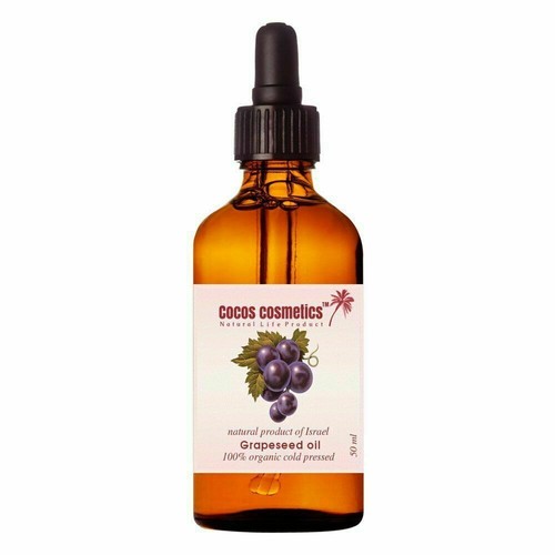 Olio viso semi - viso, d'uva