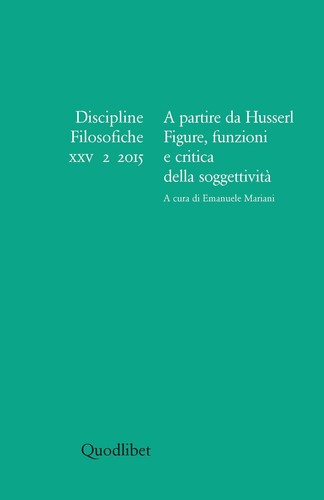 Discipline filosofiche - , (2015)
