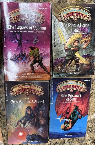 Vintage lone wolf rpg - lone, gamebook