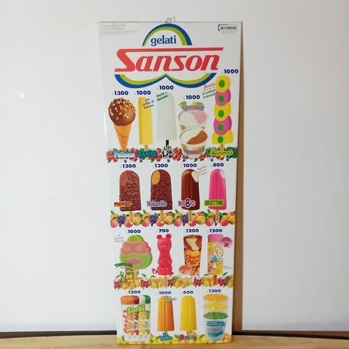 Insegna tabella gelati - insegna,