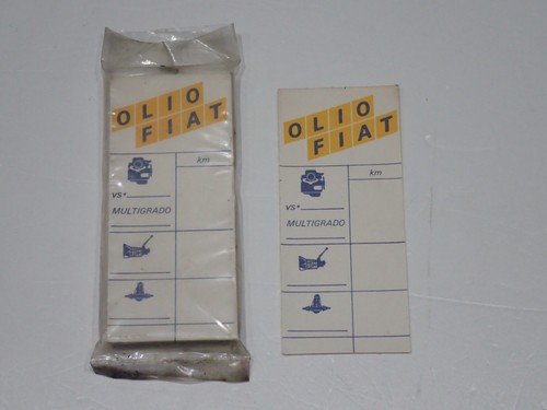 Olio fiat etichetta cambio - olio,