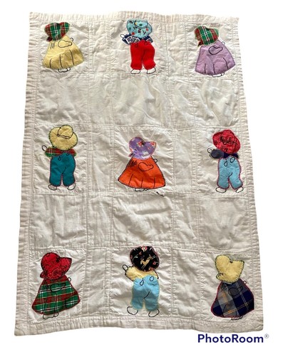 Trapunta coperta vintage - , fatta