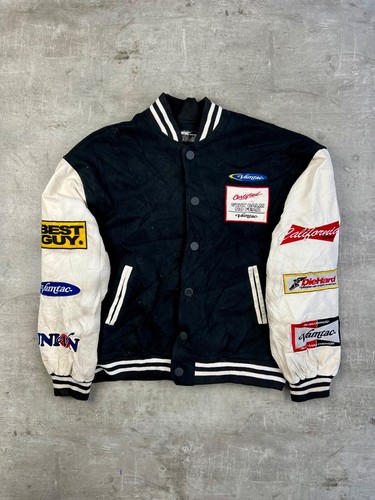 Racing varsity jacket black - jacket,