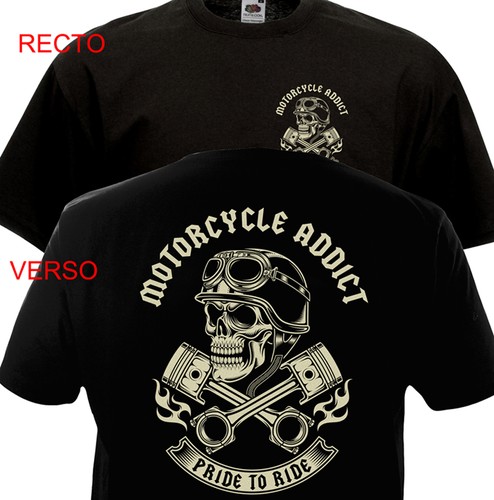 Shirt motorcycle addict - t-shirt,