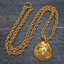 CHANEL Placcato Oro CC Logos