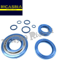 2650 - SERIE KIT PARAOLI CORTECO BLU VESPA 50 125 PK S CON CONO VOLANO 19