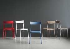 Connubia by Calligaris Set 4 Sedie Argo Bianche