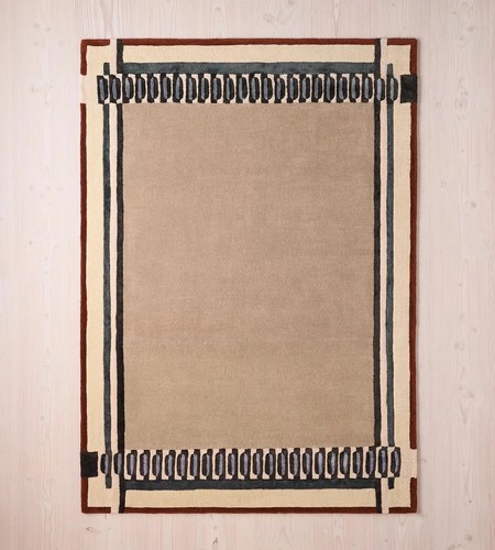 Tappeto trapuntato mano 100 - trapuntato, 100%