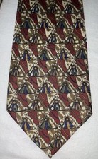 Cravatta Lanvin Paris 100% seta