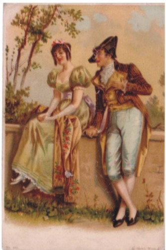 Cartolina coppia sul - "coppia,