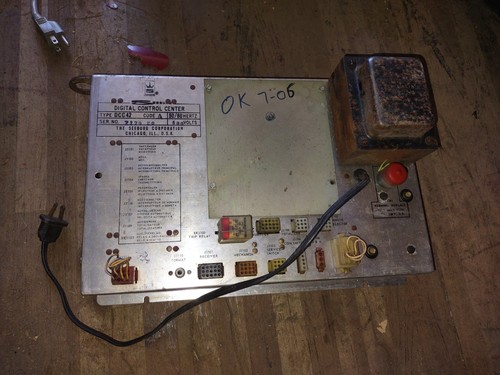 Seeburg arcade jukebox control - seeburg,