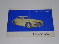 CISITALIA 202/D COMPETIZIONE DEPLIANT BROCHURE PROSPEK (M37)