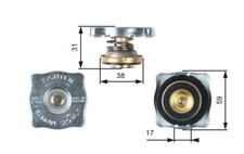 GATES (RC130) Tappo chiusura