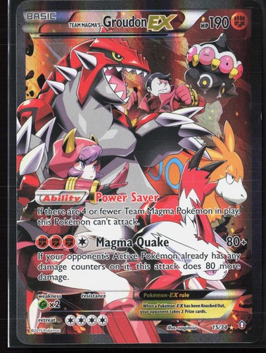 Team magma groudon ex - groudon,