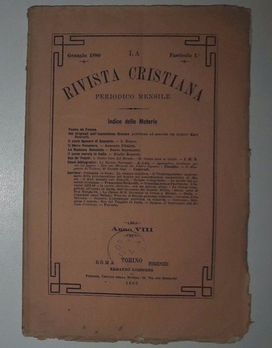 Rivista cristiana periodico - la,