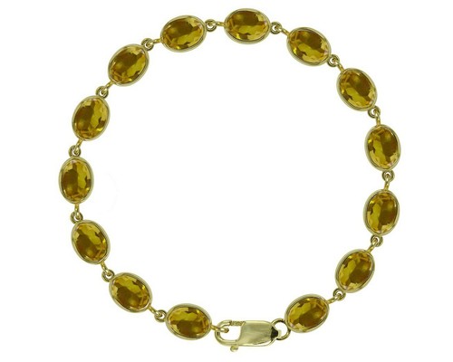 Bracciale tennis oro giallo - tennis, in
