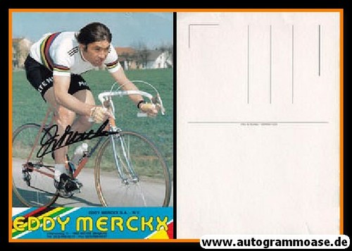 Autografo ciclismo eddy - autografo,