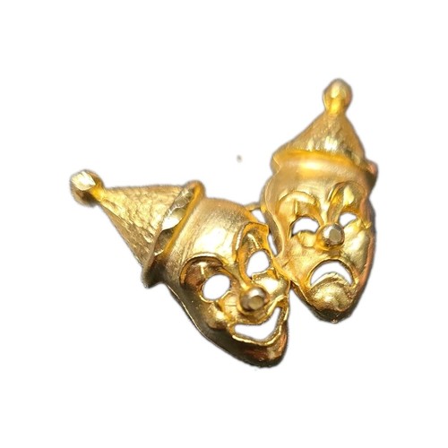 Spilla vintage viso pagliaccio