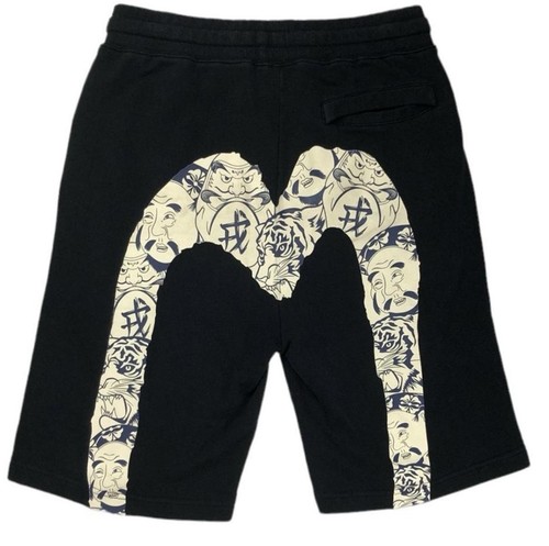 Pantaloncini evisu stampa - pantaloncini,