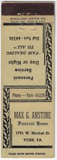 Vintage Matchbook Cover Max G