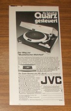 Rara Pubblicità Vintage JVC